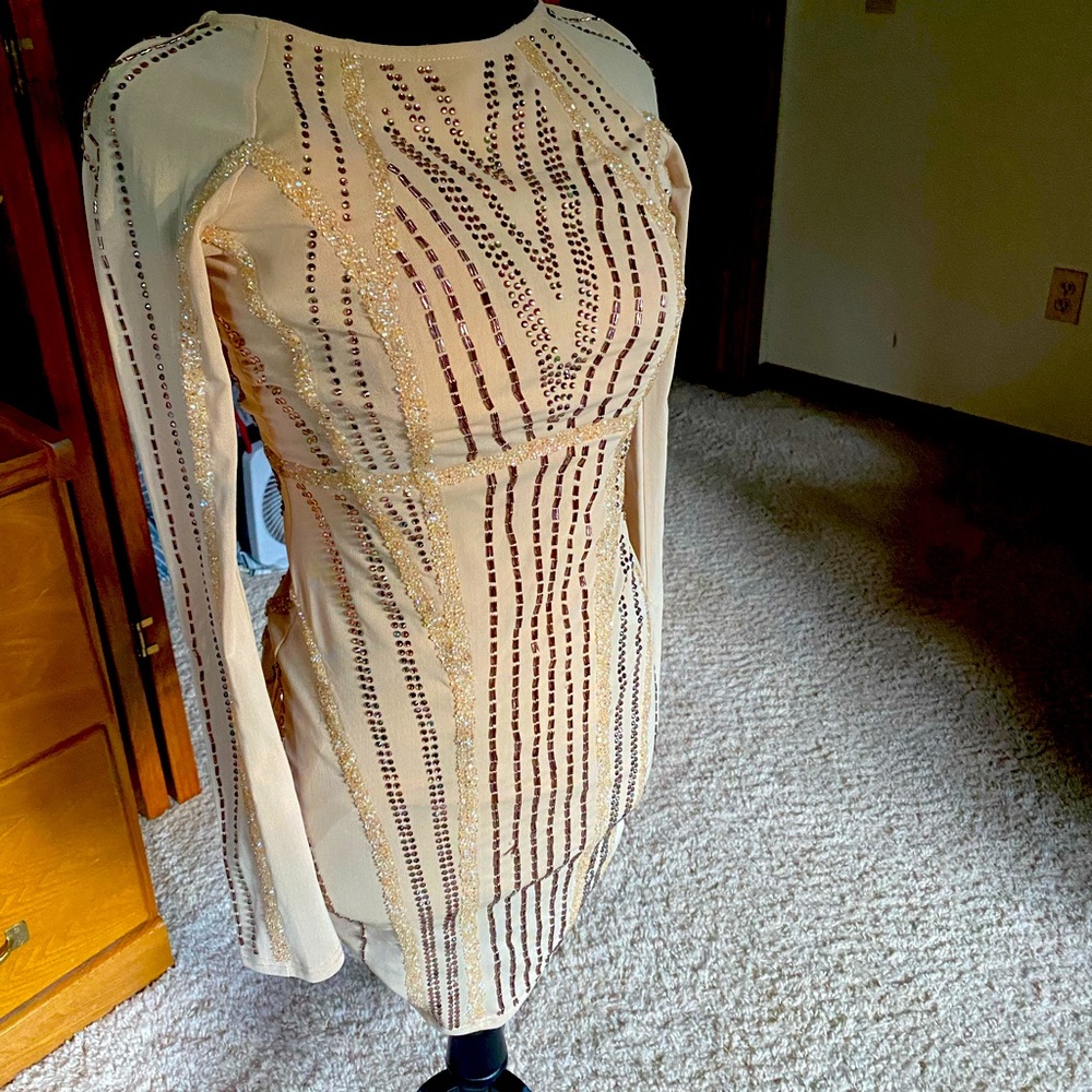 Tan Bodycon Dress